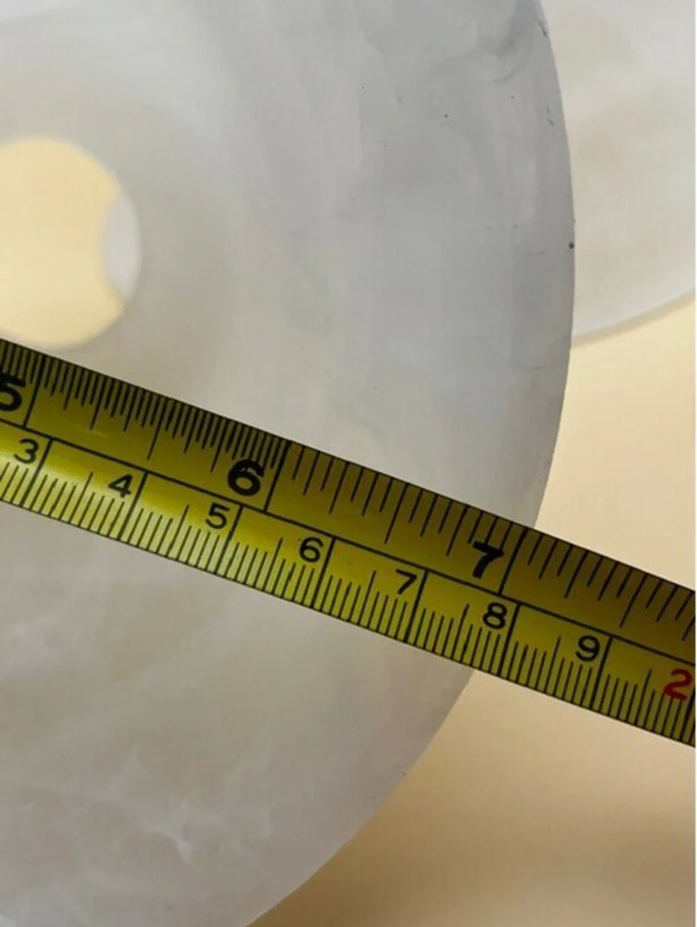 Set of 3 Vintage Frosted Alabaster Swirl Glass Bell Lamp Shades 2-1/4 In Fitter